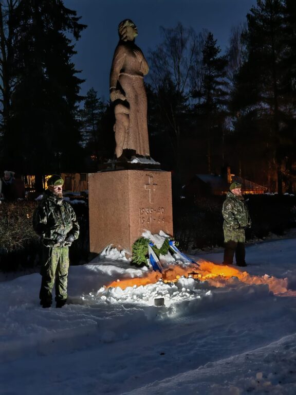 Heinolan pitäjänkirkko joulun kunniavartio